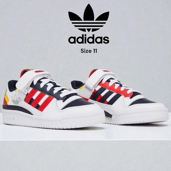 New adidas Forum Low “Legend Ink / Red” Sneakers - Picture 16 of 16